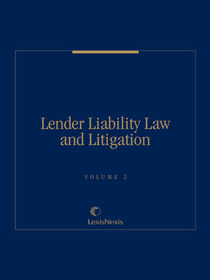 cover image of Lender Liability Law and Litigation